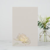Yellow Rose Stationery Briefpapier (Staand voorkant)