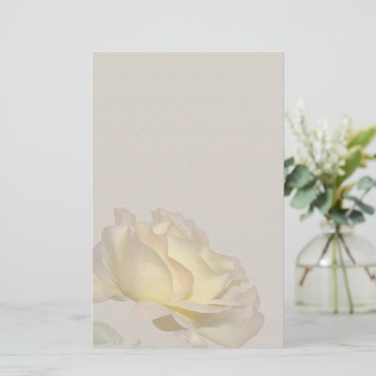 Yellow Rose Stationery Briefpapier (Staand voorkant)