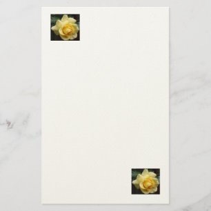 Yellow Rose Stationery Briefpapier