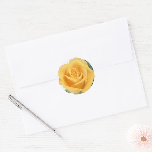 Yellow Rose Sticker (Envelop)