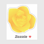 Yellow Rose Sticker (Vel)