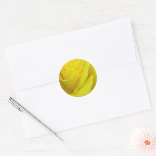 Yellow Rose Sticker (Envelop)