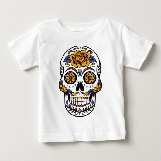 Yellow Rose Sugar Skull (Voorkant)