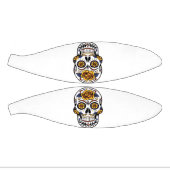 Yellow Rose Sugar Skull Basketbal (Panelen)