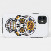 Yellow Rose Sugar Skull Case-Mate iPhone Case (Achterkant (horizontaal))