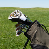 Yellow Rose Sugar Skull Golfheadcover (Insitu)