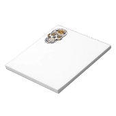 Yellow Rose Sugar Skull Notitieblok (Linkerzijde)