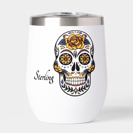 Yellow Rose Sugar Skull Persoonlijk (Voorkant)