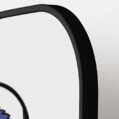 Yellow Rose Sugar Skull Persoonlijke naam Pickleball Paddle (Links Detail)