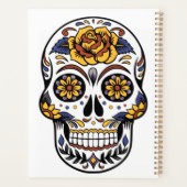 Yellow Rose Sugar Skull Planner (Achterkant)