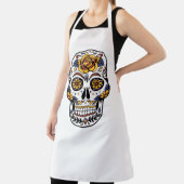 Yellow Rose Sugar Skull Schort (Insitu)