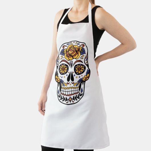 Yellow Rose Sugar Skull Schort (Insitu)