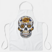Yellow Rose Sugar Skull Schort (Voorkant)