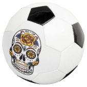 Yellow Rose Sugar Skull Voetbal (Drie kwart)