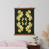 Yellow Rose Trio Abstract Hangend Wandkleed (Slaapkamer)