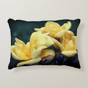 Yellow Rose Trio Accent Kussen