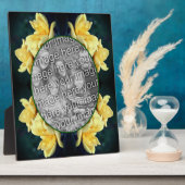 Yellow Rose Trio Creëer Uw Eigen Foto Fotoplaat (Zijkant)