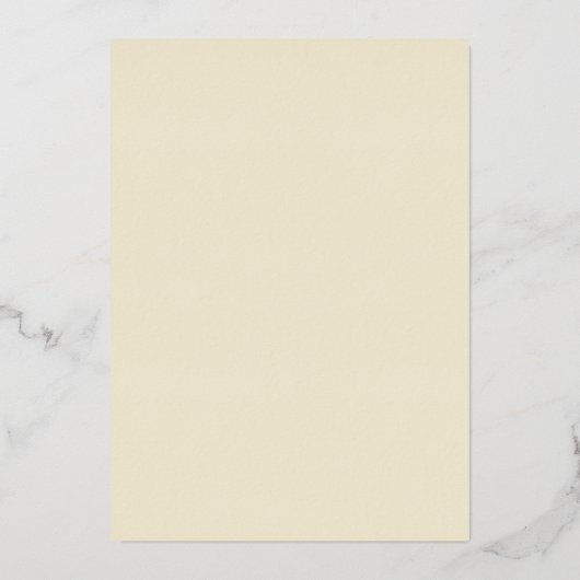 Yellow Rose Tropical Leaves 70th Birthday Gold Folie Uitnodiging (Achterkant)