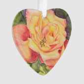 YELLOW ROSE VALENTIJN ORNAMENT (voorkant)