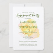  Yellow Rose Verloving Kaart (Voorkant)