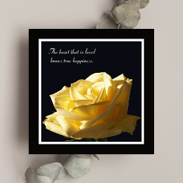 Yellow Rose Vow Vernieuwing Kaart