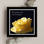  Yellow Rose Vow Vernieuwing Kaart