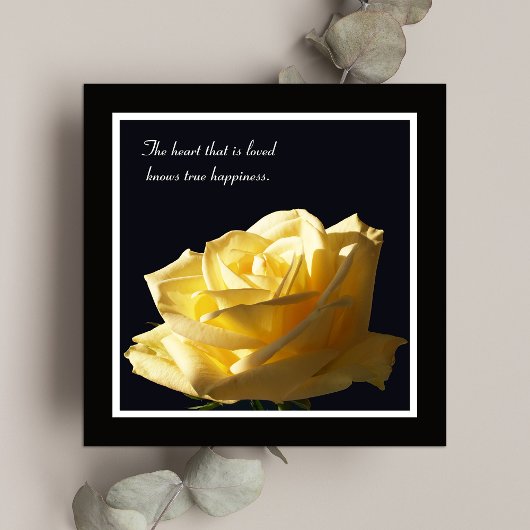  Yellow Rose Vow Vernieuwing Kaart