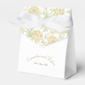 Yellow Rose Wedding Bedankdoosjes (Voorkant Zijde)