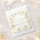 Yellow Rose Wedding Bedankzakje (Geknipt)