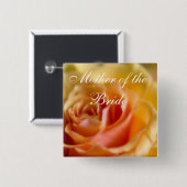 Yellow Rose ・ Wedding Button (Voorkant /achterkant)