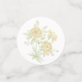 Yellow Rose Wedding Confetti (Kleine voorkant)