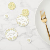 Yellow Rose Wedding Confetti (Groep)