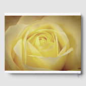Yellow Rose Wedding Gastenboek (Achterkant)