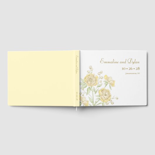 Yellow Rose Wedding Gastenboek (Volledig)