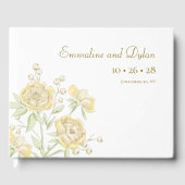 Yellow Rose Wedding Gastenboek (Voorkant)