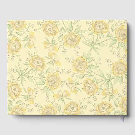 Yellow Rose Wedding Gastenboek (Achterkant)