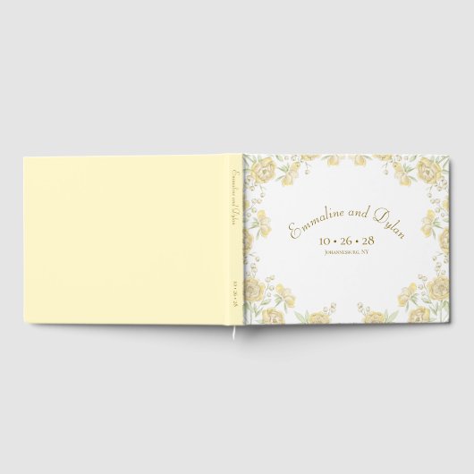 Yellow Rose Wedding Gastenboek (Volledig)