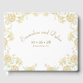 Yellow Rose Wedding Gastenboek (Voorkant)