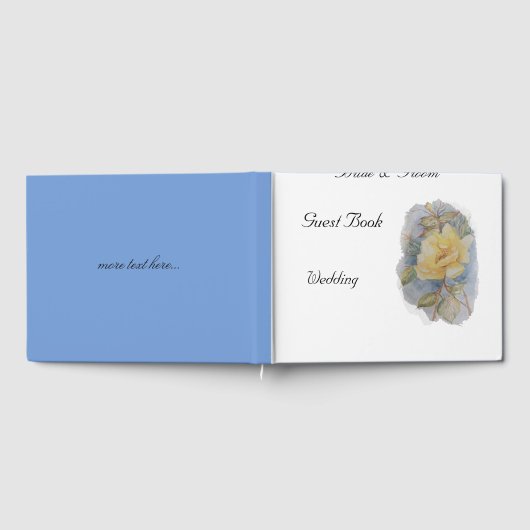 Yellow Rose Wedding Gastenboek (Volledig)