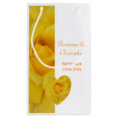 Yellow Rose Wedding Klein Cadeauzakje (Achterkant)