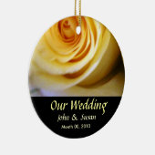 Yellow Rose Wedding Ornament (Rechts)