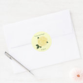 Yellow Rose Wedding Save the date Stickers (Envelop)