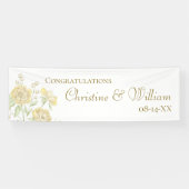 Yellow Rose Wedding Spandoek (Horizontaal)