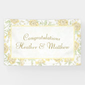 Yellow Rose Wedding Spandoek (Horizontaal)