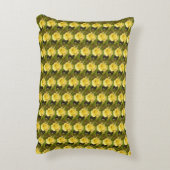 Yellow Rosebud Accent Kussen (Achterkant (Verticaal))