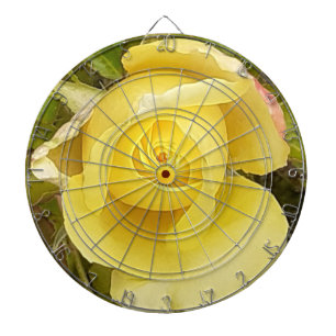 Yellow Rosebud Dartbord