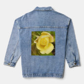Yellow Rosebud Denim Jacket (Achterkant)