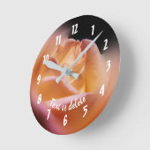 Yellow Rosebud, gepersonaliseerd Ronde Klok (Hoek)