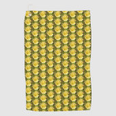 Yellow Rosebud Golfhanddoek (Voorkant)