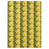 Yellow Rosebud-klembord Klembord (Achterkant)